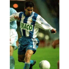 El técnico del Montañeros, en su etapa como jugador del RC Deportivo