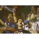 La afición no dejó de animar en ningún momento.