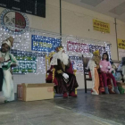 Los Reyes, en el pabellón ‘Patarita’ de Bembibre. CEBRONES
