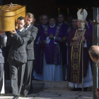 Un momento del funeral de la joven fallecida.