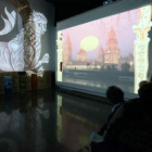 Uno de los audiovisuales sobre el Reino de León que se muestran en este nuevo espacio cultural.