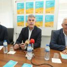 Carlos Fidalgo, Javier Vega y Santiago Rodríguez. L. DE LA MATA