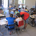 Niños y niñas en el Museo de la Energía.