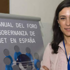 Ofelia Tejerina, en una imagen reciente durante unas jornadas.