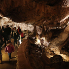 Un rincón de la Cueva de Valporquero. JESÚS F. SALVADORES