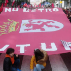 Imagen de la manifestación que llenó las calles de la ciudad hace un año reivindicando una comunidad autónoma para León. JESÚS F. SALVADORES