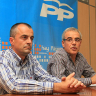 Moreno y Fierro, presidente en funciones del PP local.