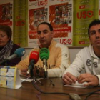 Representantes de USO, sindicato mayoritario en alentar la protesta laboral del CTR.