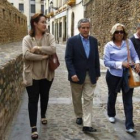 Emilio Gutiérrez, junto a miembros de su candidatura.