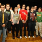 Los concursantes del campeonato autonómico con los representantes de la Junta.