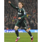 Modric fue ayer el revulsivo del Madrid para encarrilar la victoria ante el Manchester.