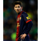 Messi terminó desencajado tras el varapalo de Múnich.