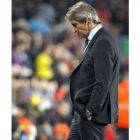 Pellegrini, en el Camp Nou.