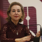 Mercedes María Vaquera, presidenta del CES de Extremadura. RAMIRO