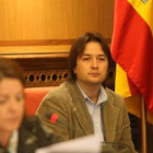 Pardo, en  una imagen de archivo, durante un pleno municipal.