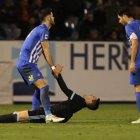 Los jugadores visitantes perdieron tiempo al final. L. DE LA MATA