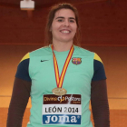 La discóbola berciana se colgó el oro por cuarta vez.