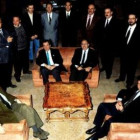 Foto oficial de los integrantes del Pacto por León de 1991