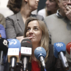 Tania Sánchez explicó ayer su nuevo proyecto político.