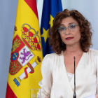 La ministra de Hacienda portavoz del Gobierno, María Jesús Montero. EFE