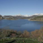 Aspecto de la presa del pantano de Barrios de Luna, que el ministerio se plantea elevar para embalsa