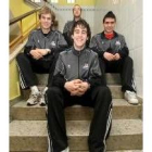 Los cuatro jugadores del Ademar juvenil seleccionados