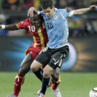 El pulso entre uruguayos y ghaneses se decidió en los penaltis.