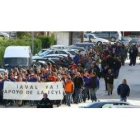 La plantilla de la factoría de componentes eólicos Coiper 2000, ayer por las calles de Ponferrada a