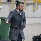 De la Barrera estuvo muy activo durante todo el encuentro para evitar cualquier error de sus jugadores durante el partido ante la Ponferradina. MARCIANO PÉREZ