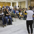Uno de los talleres de voluntarios.