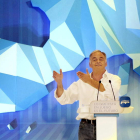 González Pons, durante el mitin de ayer en Alicante.