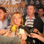 Isabel Carrasco, en el Festival Mirador de la Reina.