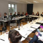 El enólogo Rubén García abrió ayer los cursos en la sede de la Ciuden.