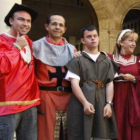 Carrasco en una fiesta medieval en el Palacio de los Guzames.