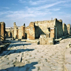 Imagen de las ruinas de la ciudad de Pompeya, destruida por la erupción del Vesubio un 24 de agosto.