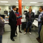 Miguel Ángel Tranca, Pablo Lago, Ana Gaitero, Jesús Calleja, Ángel Fraguas y Vicente Pueyo.