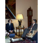 Juan Vicente Herrera y el presidente de Portugal, Anibal Cavaco Silva