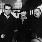 Lorca, Lola Membrives y Eduardo Marquina en Madrid en 1934.