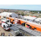 El paddock de La Salgada multiplicó por tres sus dimensiones para albergar a pilotos y equipos.