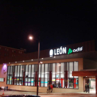 Estación de León, en principio con carácter provisional.