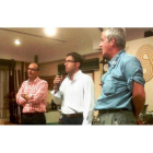 El diputado de Deportes (centro) presentó el acto