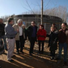 Los procuradores se reunieron con cargos socialistas y visitaron las obras de saneamiento del río