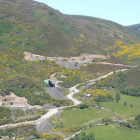 La mina a cielo abierto de Fonfría, la única que permanece en explotación en el Alto Sil.