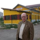 José Antonio Diago, ayer frente a la estación de Feve