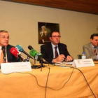 Emilio Gutiérrez, Félix Palomero y Luis Prensa en la presentación de la programación del Inaem.