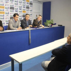 La asamblea de la Deportiva tuvo lugar en la sala de prensa de El Toralín.