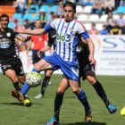 Berrocal vistió la camiseta blanquiazul tres temporadas. L. DE LA MATA