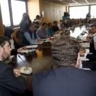 Alberto Nadal presidió ayer la mesa del carbón, con sindicatos y Carbunión.