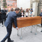 La iglesia de San Claudio acogió la misma de funeral por José García ‘Purri’. RAMIRO