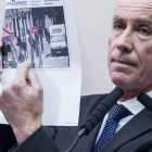 El fiscal de París, François Molins, mostró una imagen el lunes del responsable de los ataques.